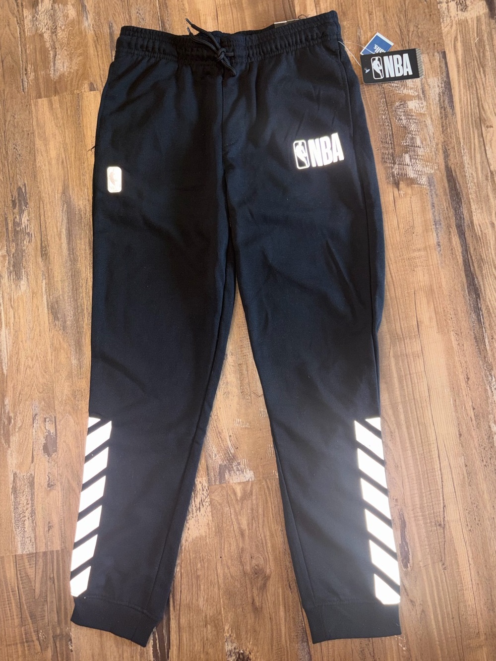 Boys Black NBA comfort fit joggers XL NWT